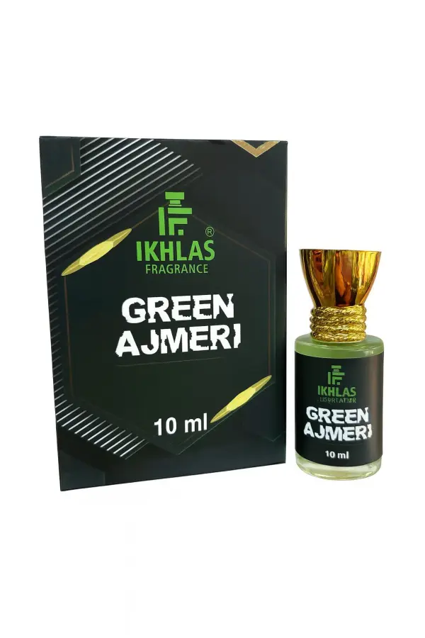 Ikhlas Green Ajmeri Attar 10ML